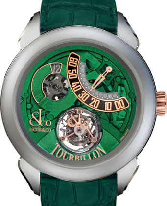 (image for) Replica Jacob & Co 150.510.24.NS.PG.1NS Palatial Flying Torbillon Jumping Hours watch